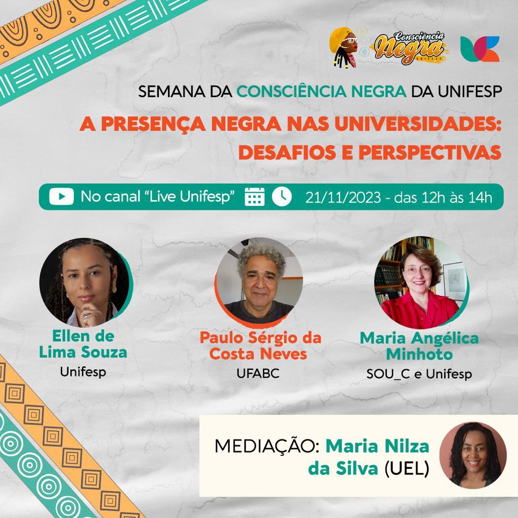 Semana da consciência negra, da Unifesp